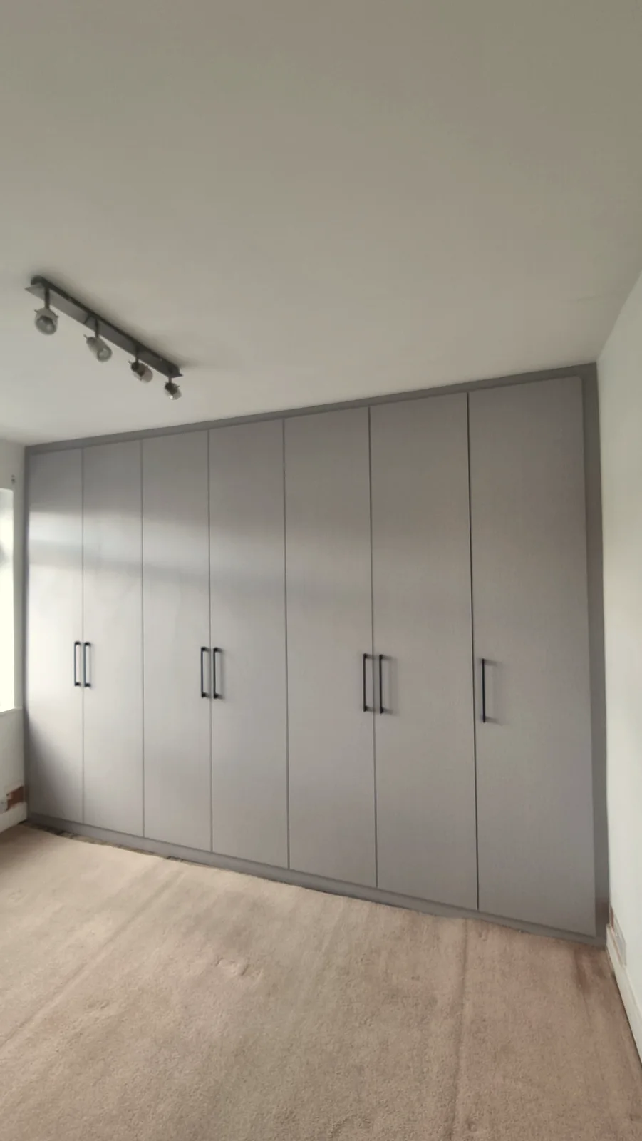 Contemporary Grey Fitted Wardrobe System